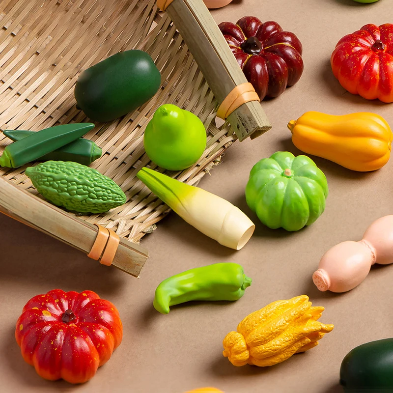 ミニチュア模造野菜マイクロ風景装飾品置物家の装飾のための部屋の装飾 DIY ドールハウスアクセサリー