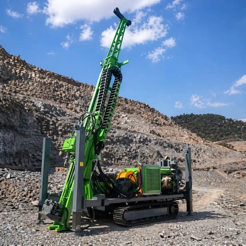 Customized Factory Direct Supply Crawler Full Hydraulic Core Drilling Rig With Floating Spindle For Drilling In Solid Mineral De