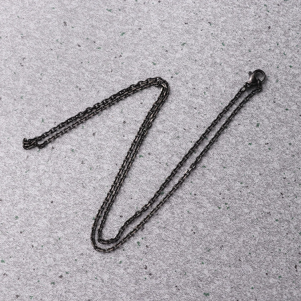 

5Pcs Black Necklace Stainless Steel Smooth Finish Comfortable Wear Ideal Gift for Men Necklace Stainless Steel