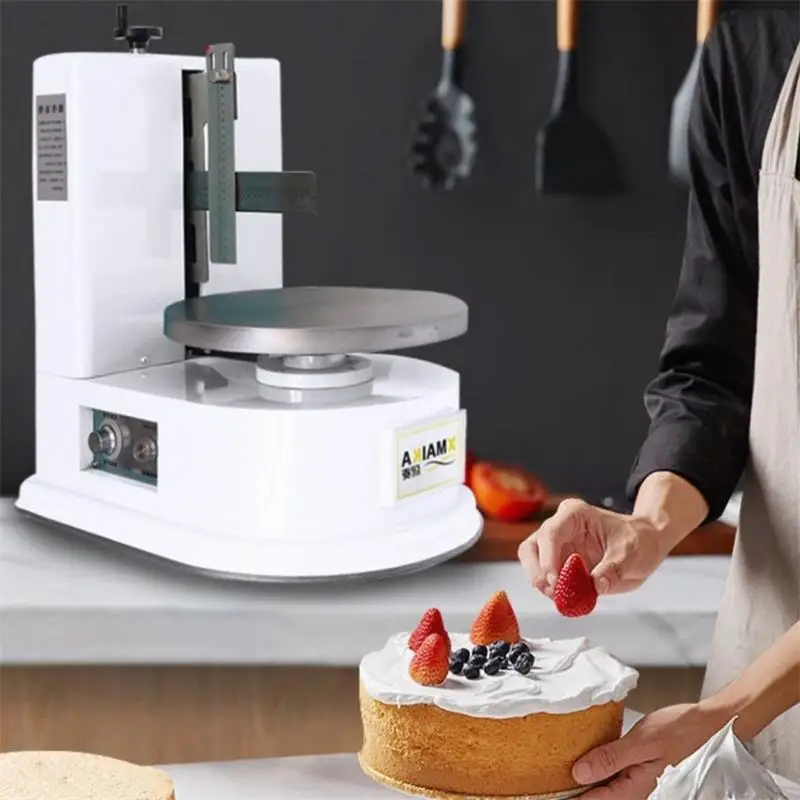 

Электрическая машина для наполнения кремом для торта на день рождения, 4-12 дюймов, машина для наполнения кремом и маслом для тортов, машина для нанесения глазури