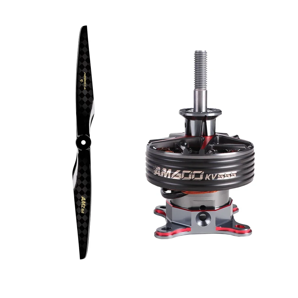 T-MOTOR AM600 Combo KV525 AM600 Motor AM116A ESC 16x8 Prop 1700W High Thrust for 60-64in 3D RC Fixed Wing Airplane