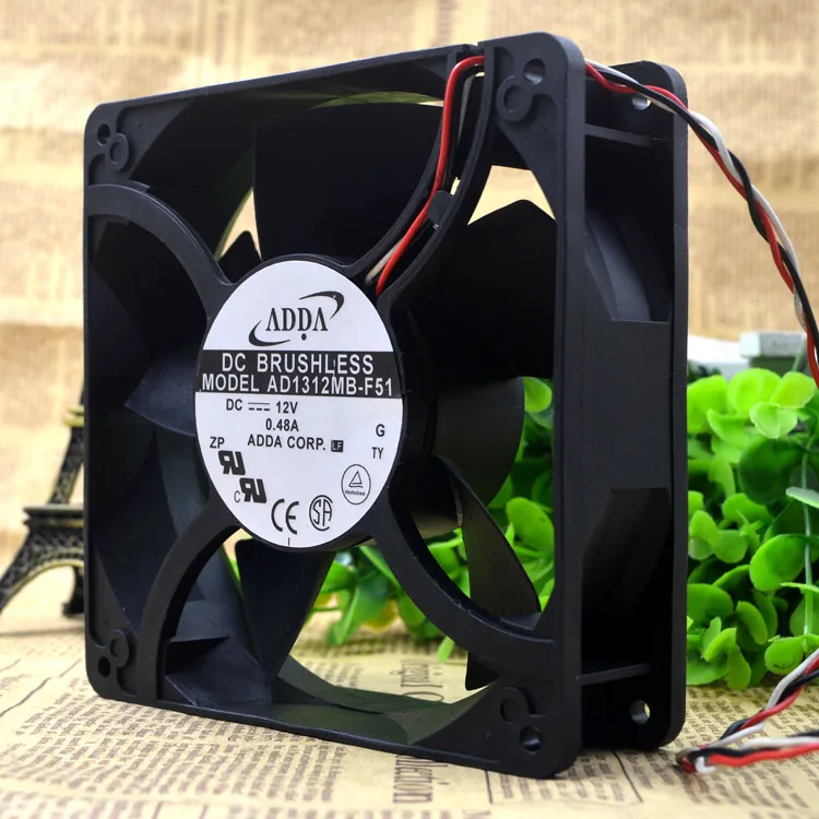 

ORIGINAL 12738 12CM CASE FAN 12V 0.48A AD1312MB-F51