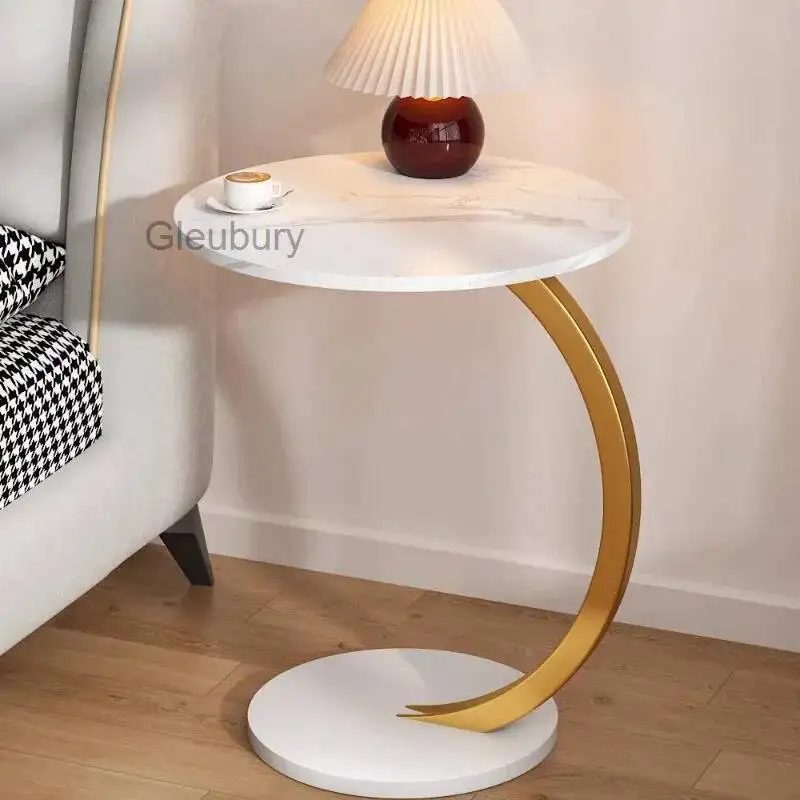 Small Round Coffee Table Designer Aesthetic Unique Cheap Simple Accessories Side Table Standing Dinner Outdoor Meubles Furniture