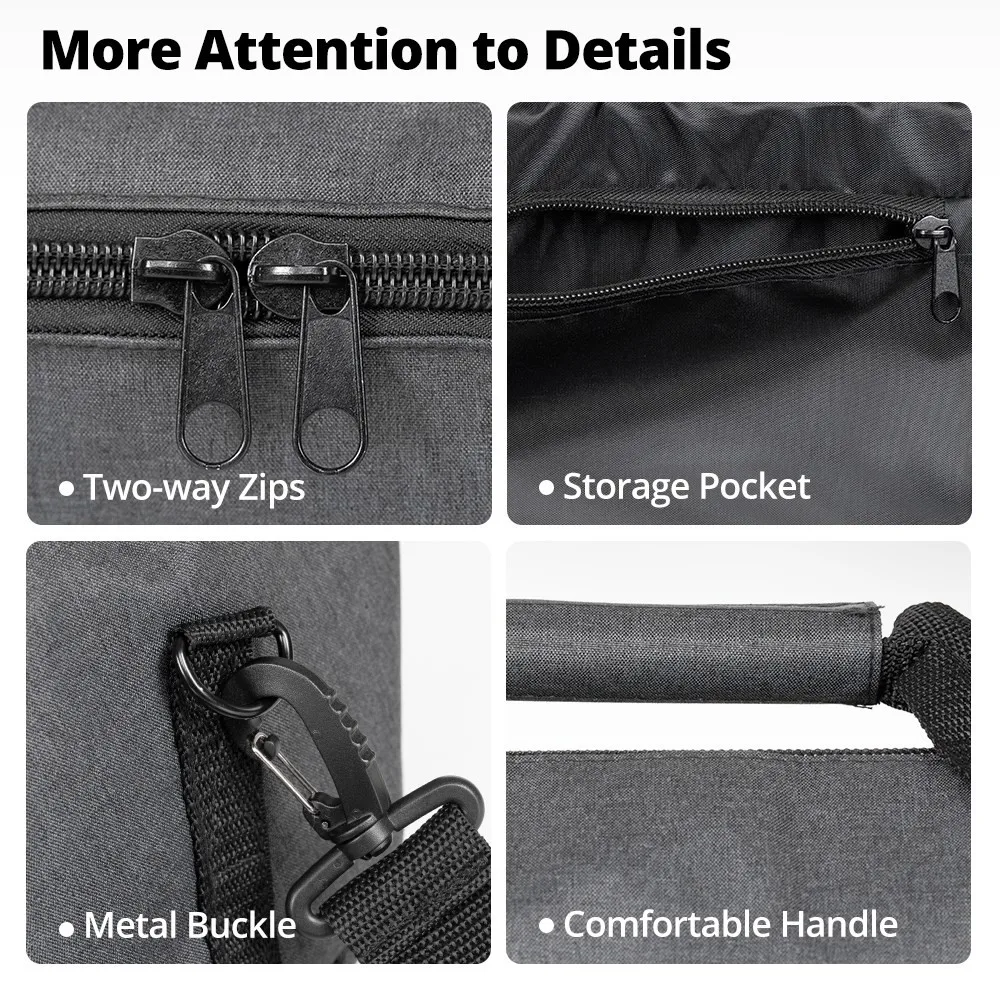 AMBITFUL TB PRO 50/60/70//80/90/100/110/120/130/140cm  Padded Camera Monopod Tripod Carrying Bag Case Portable Shoulder Straps - Image 5