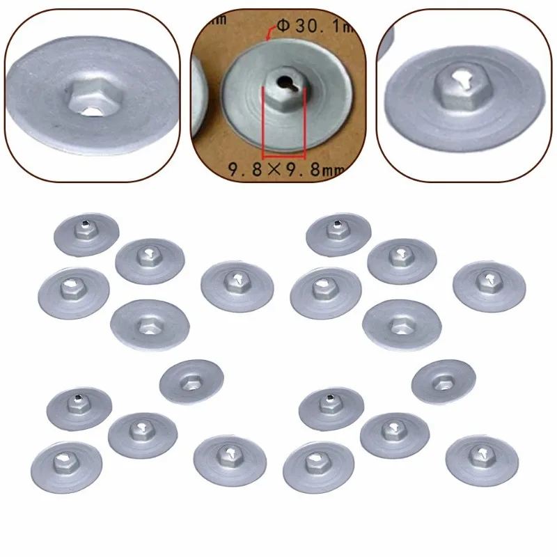 20Pcs Heat Protection Sheet Nut For BMW 1 3 5 6 7 8 Transmission Trunk Bottom Plate Nut For MINI For Land Rover
