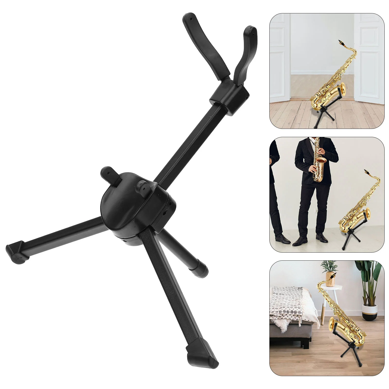 

Saxophone Stand Metal ABS Sponge Practical Home Music Classroom Studio Exhibition Storage Display Rack Holder Bracket