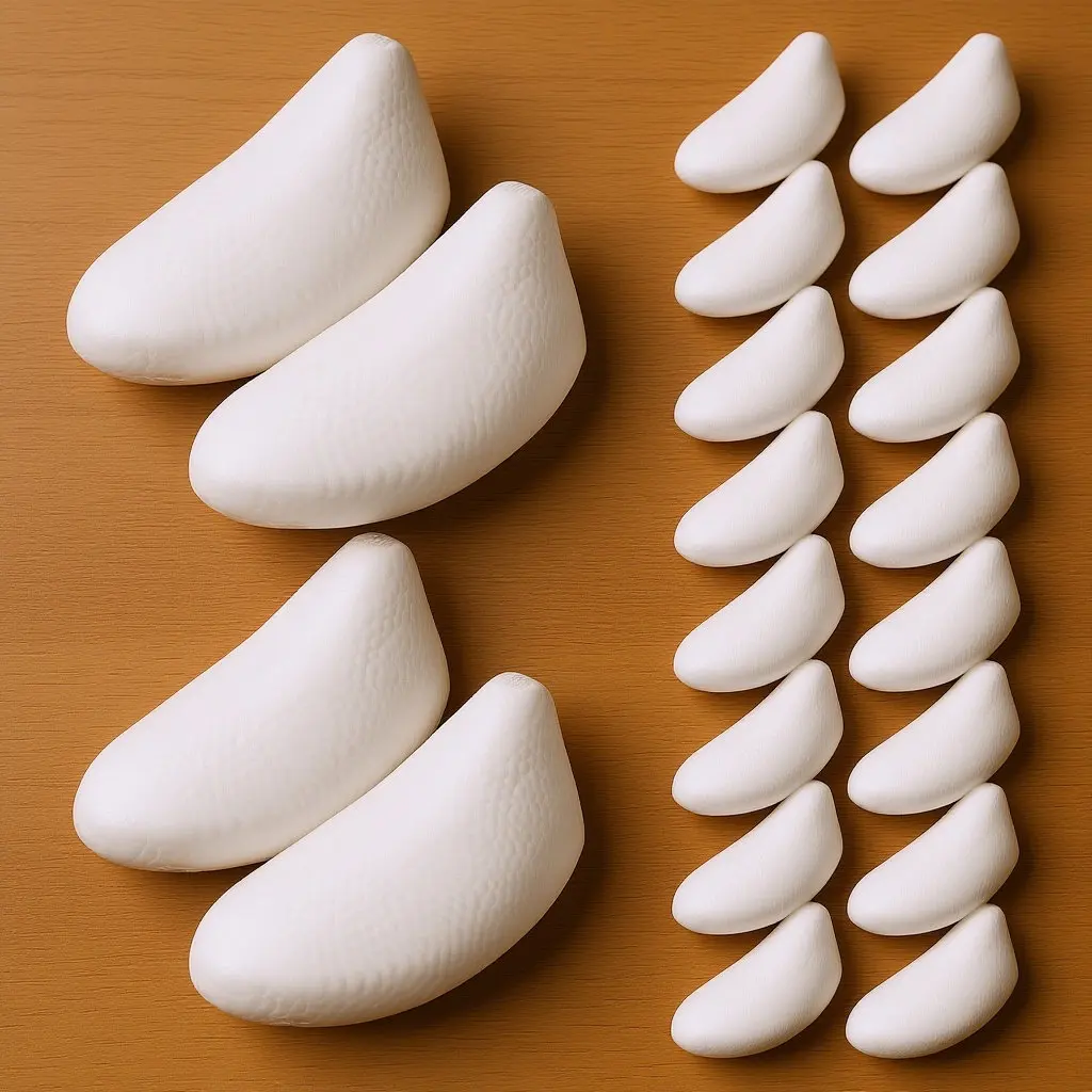 

10Pairs Foam Shoe Shaper Inserts Soft Comfortable Disposable Shoe Support Shape Holder for Daily Storage Display Men Women