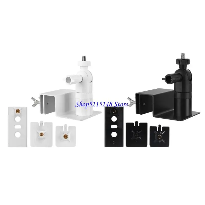 

F3MA Adjustable Security Camera Mount Bracket With Multiple Rotation Heavy Duty Stainless Steel Base For Solar Cameras