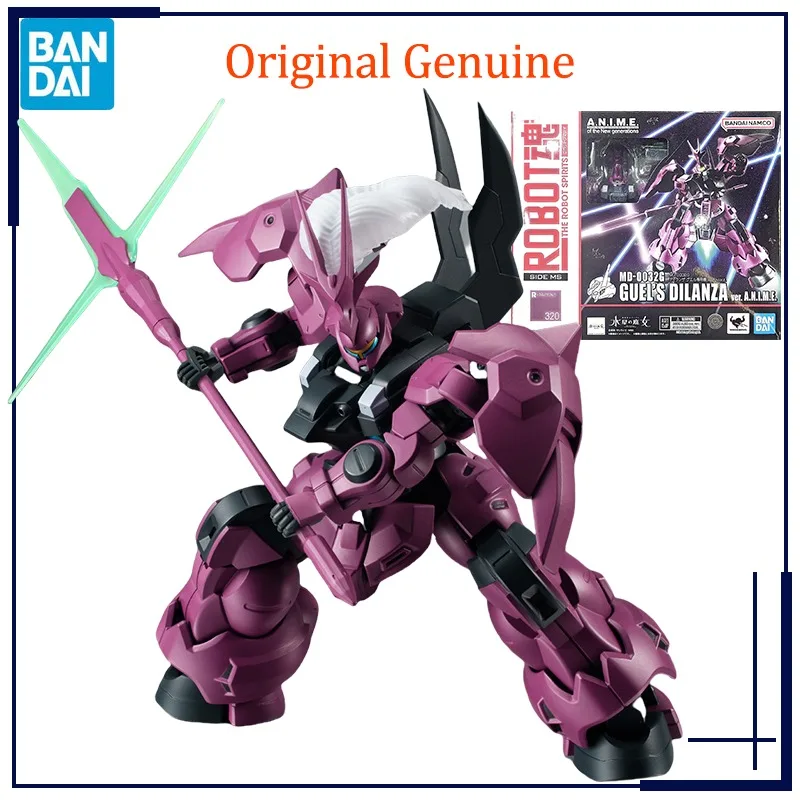 

Original Genuine Bandai Anime GUNDAM MD-0032G GUEL'S DILANZA ANIME THE ROBOT SPIRITS Model Toys Action Figure Gifts Collectible