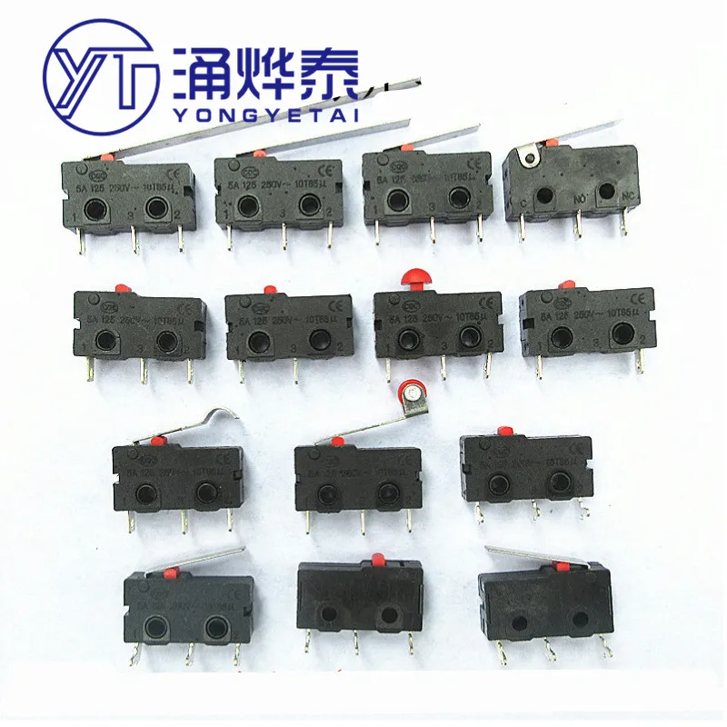 

Free shipping 10PCS KW12 stroke limit switch contact button KW11-3Z-2 micro switch straight handle 3pin 5A 125V250V