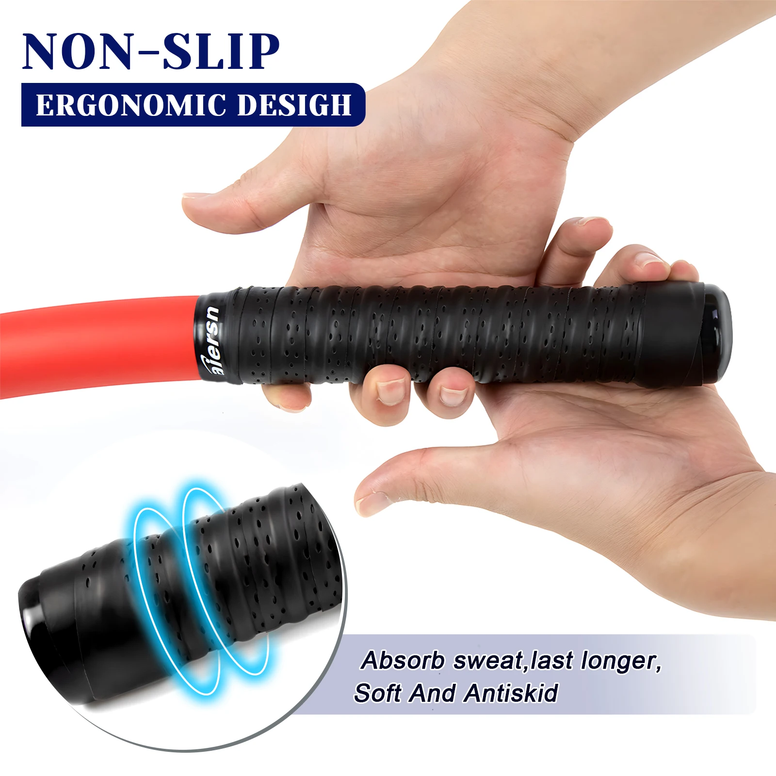 Kaiersn Golf-Schwungtrainer Weicher Stick für Anfänger Gestenkorrektur Kraftstab Schaumstoff-Schwungtrainer Golf-Trainingshilfe – Detail 3
