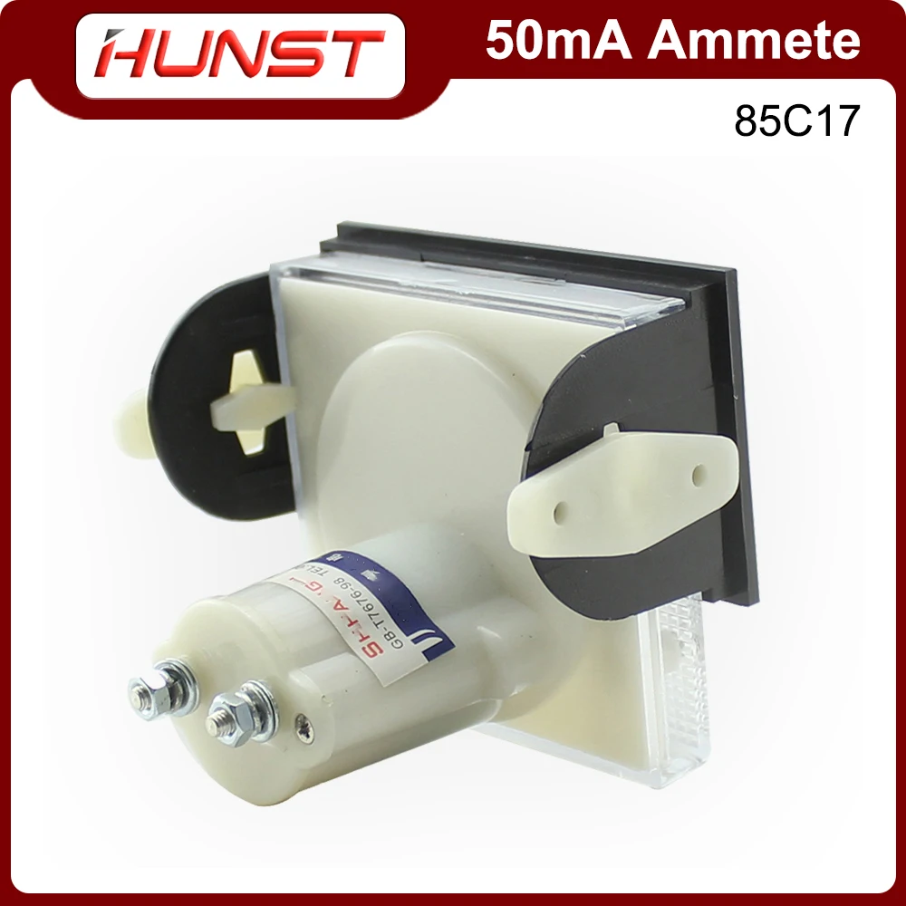 Hunst 50mA Ammeter 85 c17 DC 0-50mA Panel do grawerowania laserowego CO2