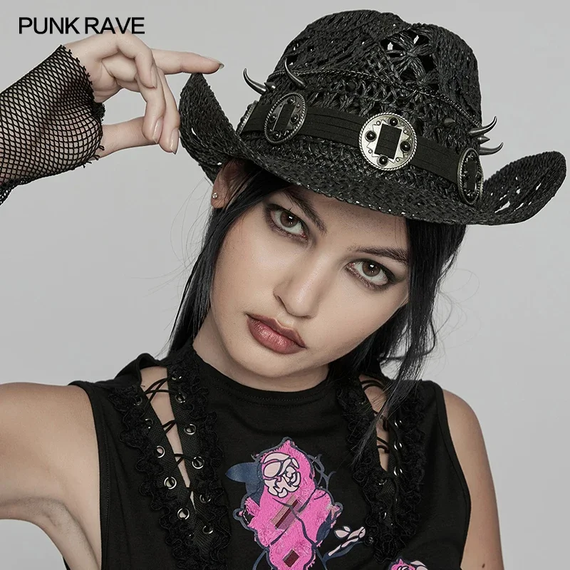 فاسق الهذيان المرأة الشرير الجوف الجاكار شخصية الدنيم قبعة نادي النساء الملحقات مثير البرية قبعة عادية الشارع الشهير