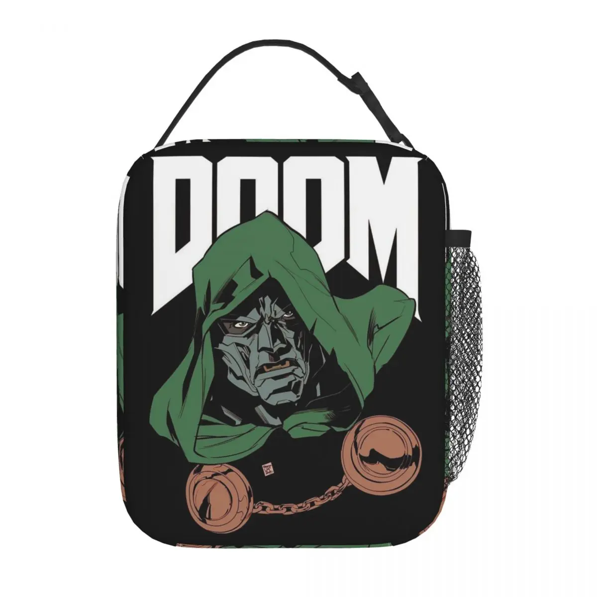 مغني الراب الأمريكي MF Doom Mad الشرير الموسيقى الفنان معزول حقيبة الغداء للأطفال مدرسة برودة عبوة طعام حمل صناديق الغداء المحمولة #5