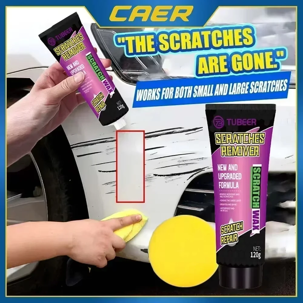 Car Scratch Remover Wax, Polishing Compound Paste to Remove Paint Scratches Swirl Marks for All Cars