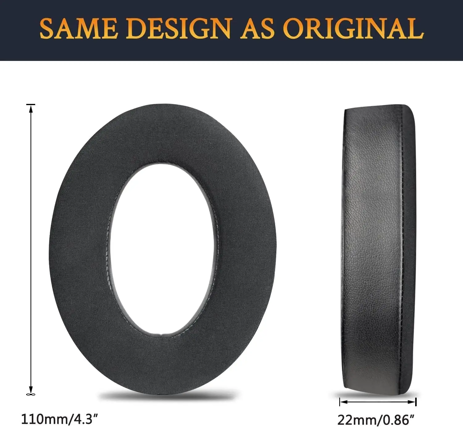 Cooling gel ear pads for Sennheiser HD599/HD598/SE/CS/SR/HD595/HD569/HD558/HD518/HD515/Game Zero/G4ME Zero