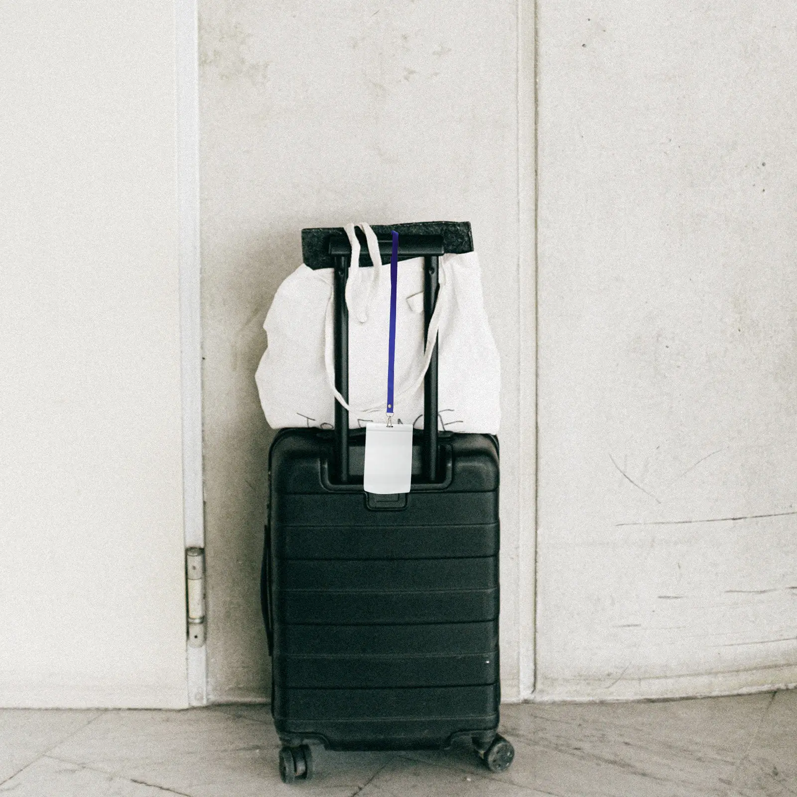 

Набор из 8 держателей для багажных бирок с ремешками и защитными чехлами для идентификации дорожных сумок и чемоданов