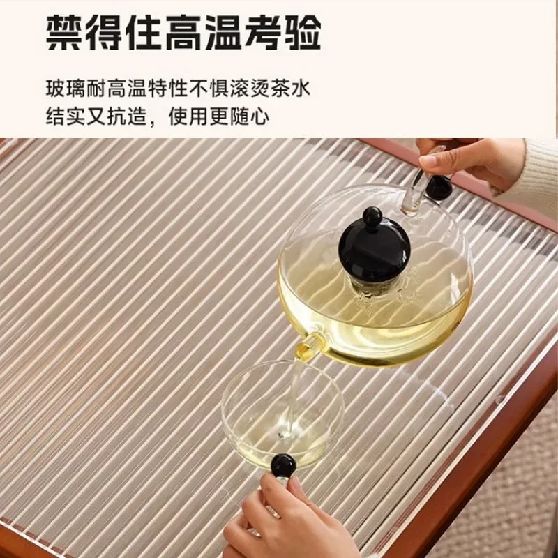 Light Luxury Antique Rattan Tea Coffee Table Simple Combination Small Side Table For Living Room Sofa Side Household Decor