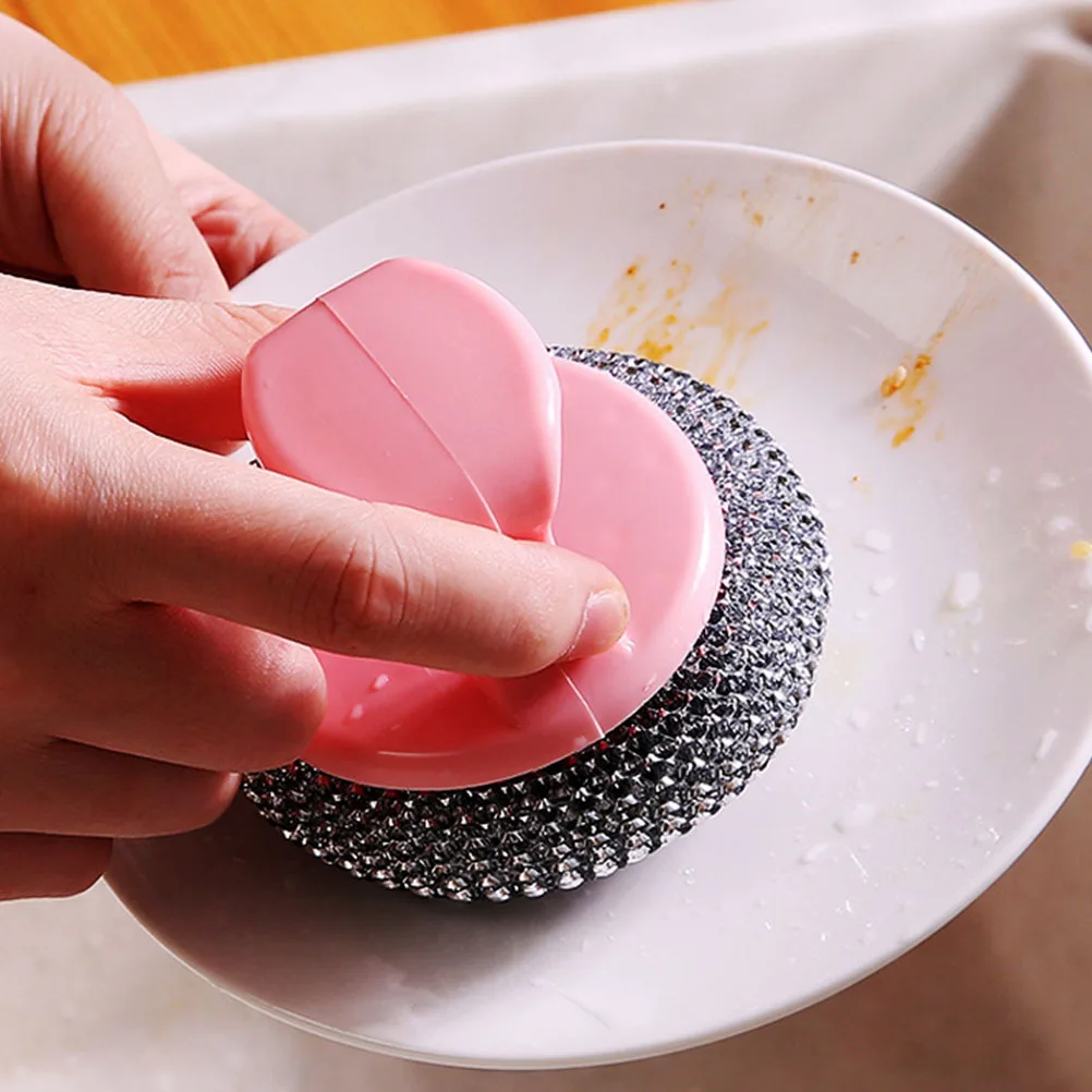 

8Pcs Durable Steel Wire Ball Kitchen Cleaning Brush Multi-Function Kitchen Scrubber Pot Pan Washing Tool Cleaning Brush