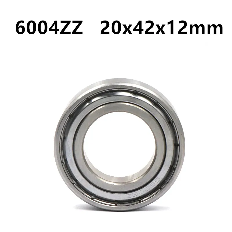 20pcs 6004ZZ 20*42*12mm deep groove ball bearing 6004 6004Z 6004-2Z steel ball bearings 20x42x12 mm