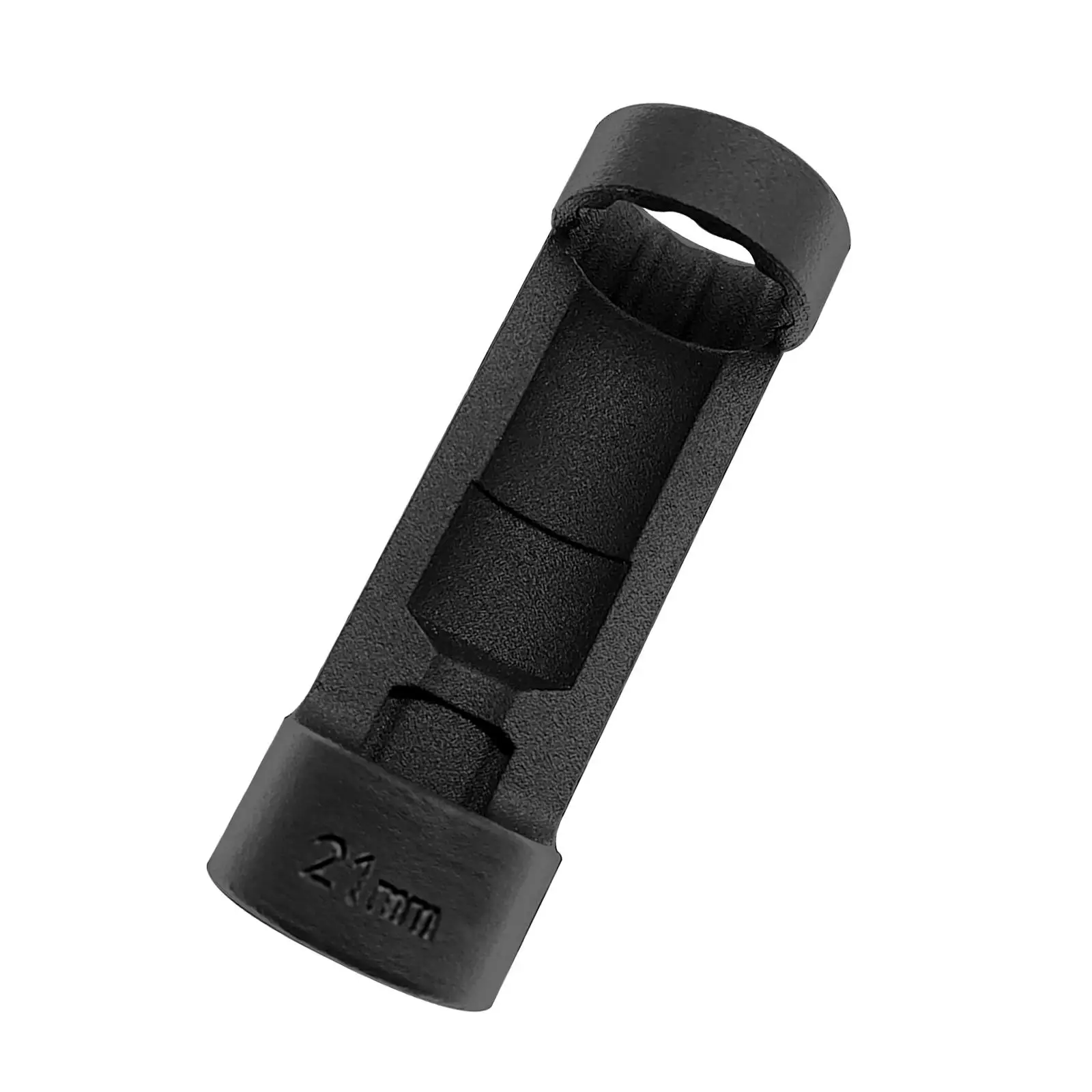 Strut Nut Socket 21mm with 12 Point Portable Professional Sturdy Compact for Hex Wrench Easily Install Accessory Black