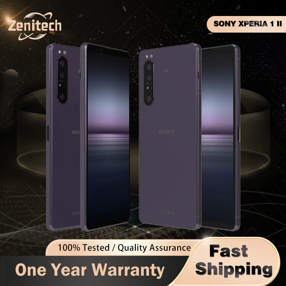 Original Sony Xperia 1 II 1ii XQ-AT51 XQ-AT52 5G Mobile Phone NFC