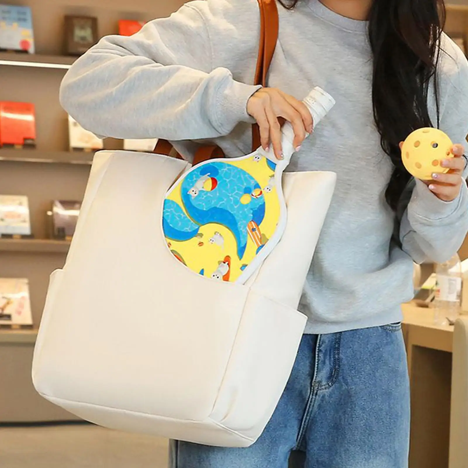 

Сумка с мячом, Оксфордская сумка для хранения теннисных ракеток, сумки-тоут, женские сумки для продуктов, покупок, тренажерного зала, пляжа, праздника, дня рождения