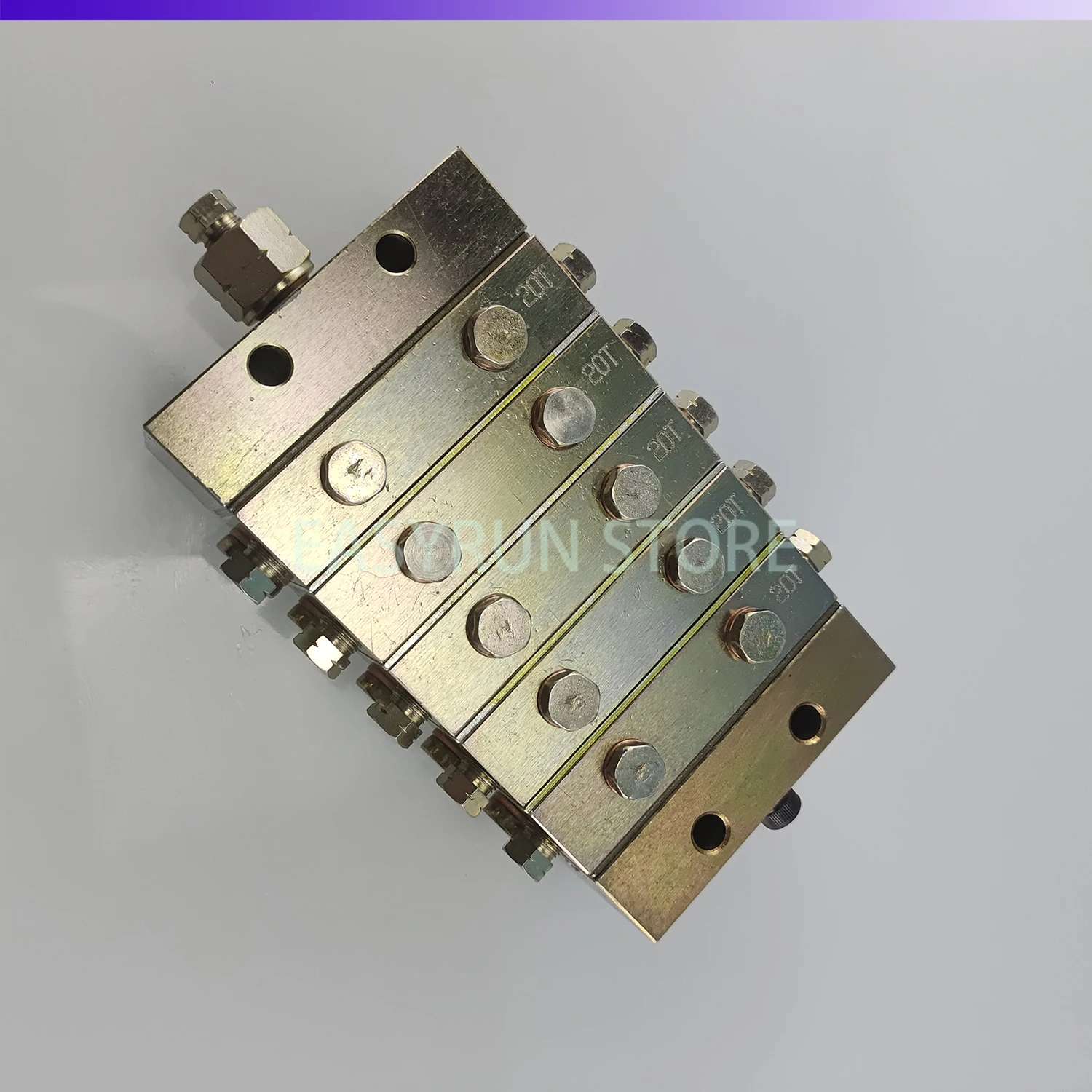 Progressive Grease Lubrication Distributor Metering Device Valve Manifold Block 10 Outlets