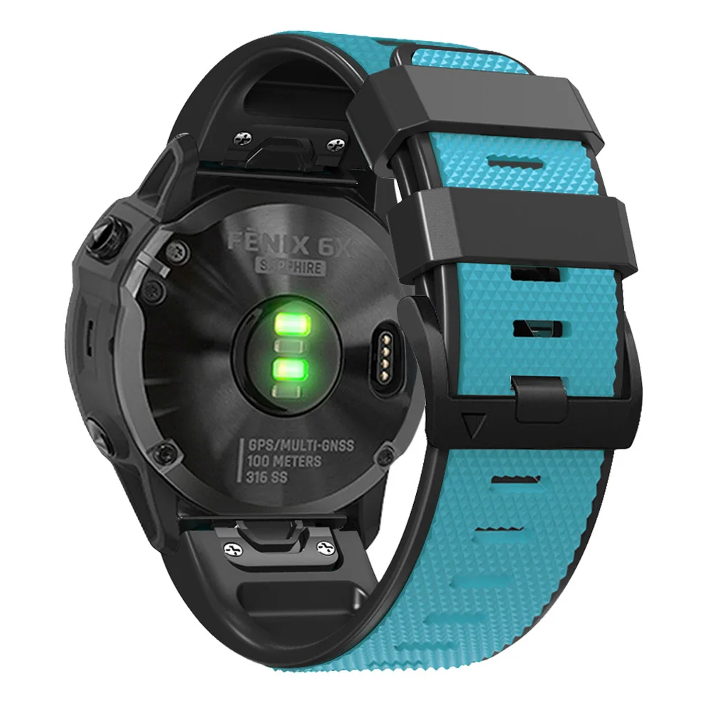 22 26mm Silicone Band Strap For Garmin Fenix 7X 7 Epix 2 6X 6 Pro 5X 5 Plus 3 3HR 945 Enduro Smart Watch Quickfit Wristband Belt