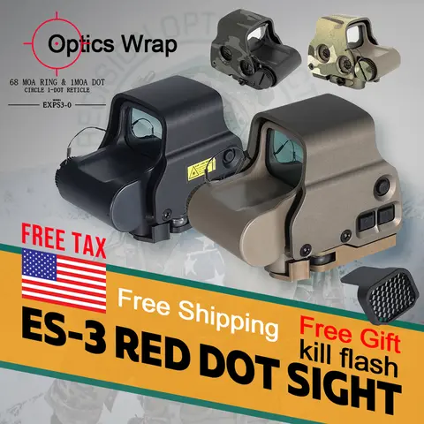 2026 EXPS3 S1 558 Red Dot Sight NV Fucntion EXPS3-0/DCR Reticle with Original Markings Shockproof w 5.56 Rifle