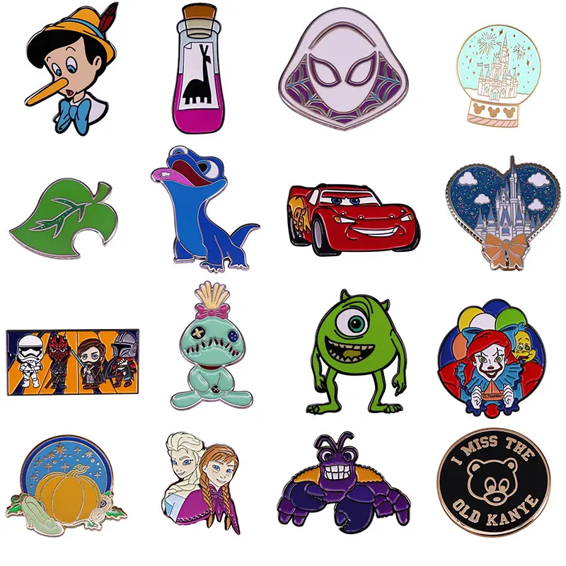 American Comics Series Enamel Lapel Pin Marvel Film Collect Badge Jewelry Adorn Backpack Hat Collar Brooches