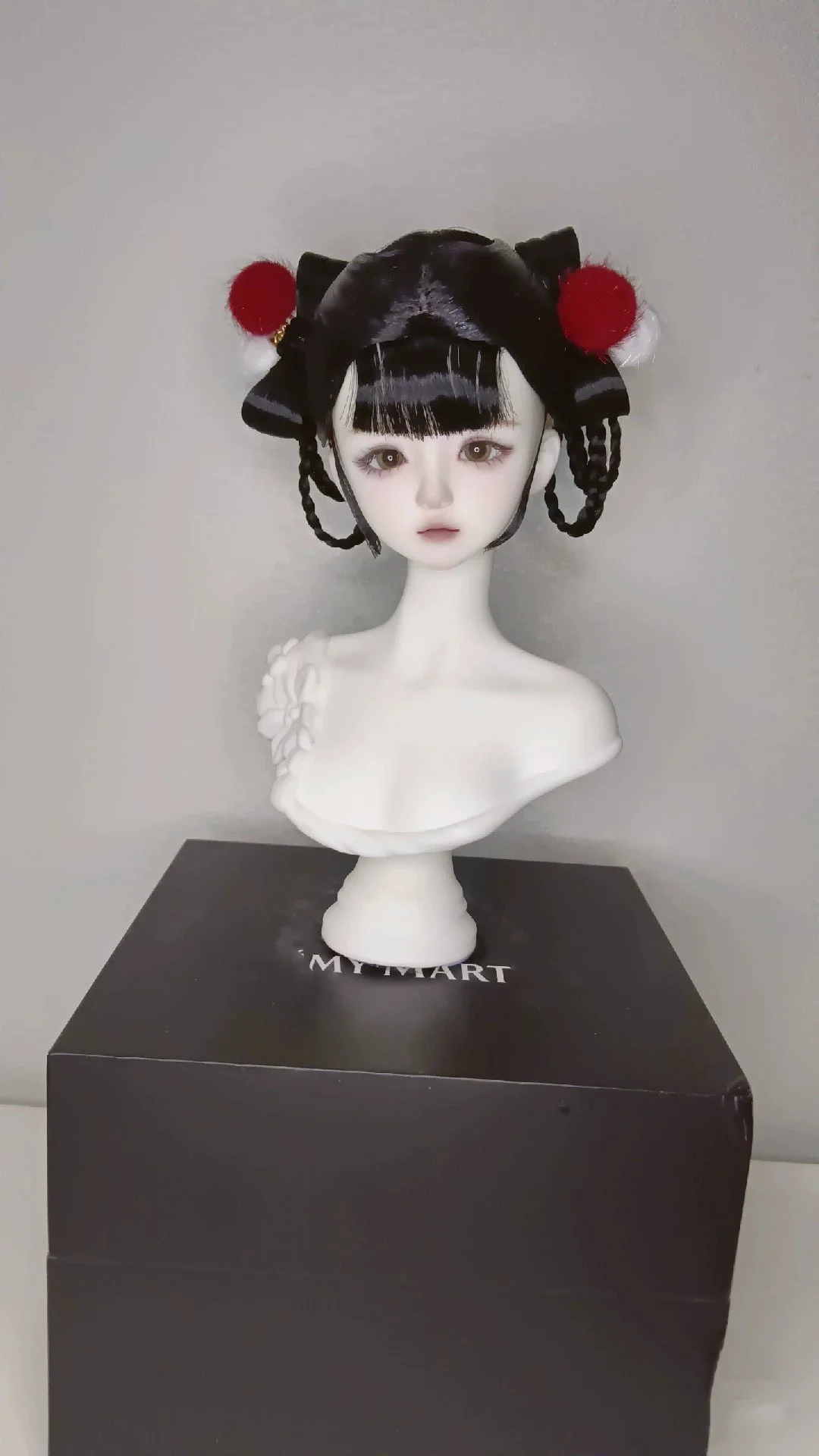 1/6 1/4 1/3 Ancient Costume BJD Wig Chinese Hanfu Fairy Hair Retro Wigs For BJD/SD YOSD MSD SD13 SSDF Doll Accessories C2386