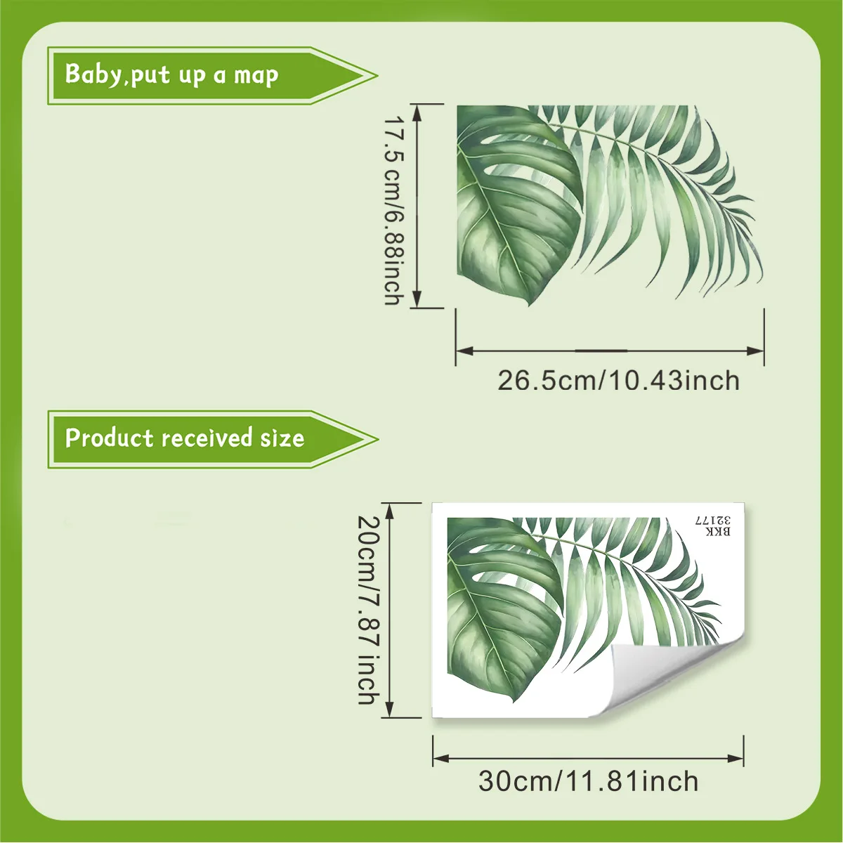 1/2pc Leaf Pattern Toilet Lid Decal, Stickers, Vinyl Decal For Home Decorations, Refresh Your Home, Festival Decoration Stickers