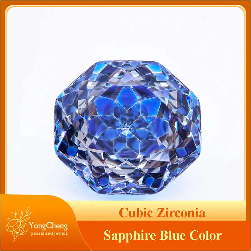 

Cubic Zirconia Rose Cut Sapphire Blue Color Wholesale Charms for DIY Jewelry Making Earrings Bracelet Materials No Certificate