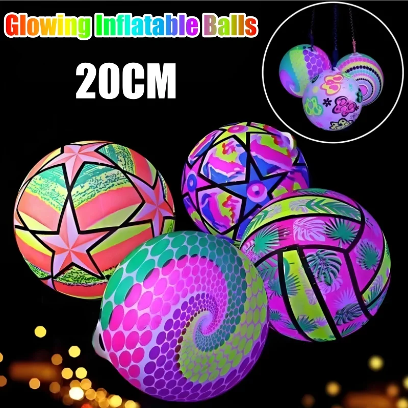 Flash Bouncing Ball Glowing Toy for Kids with Flashing LED Lights Perfect for Christmas Party Favors Interactive Handheld Games