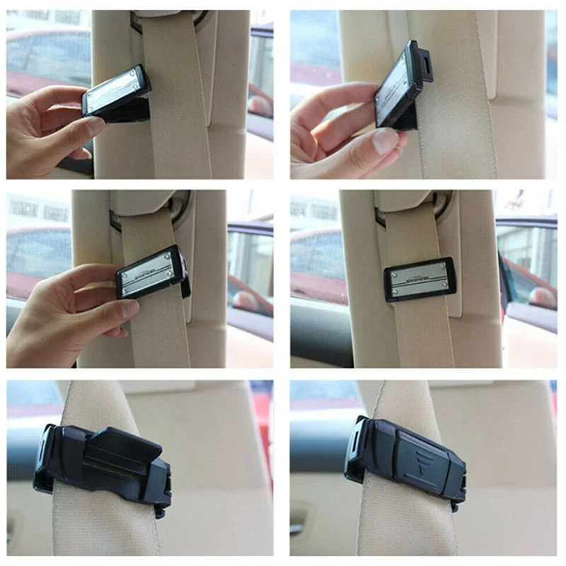 Extension de clip de ceinture de sécurité de voiture pour enfants et femmes enceintes, bouchon de clip de ceinture de sécurité automatique réglable, accessoires de sécurité de voiture, 2 pièces