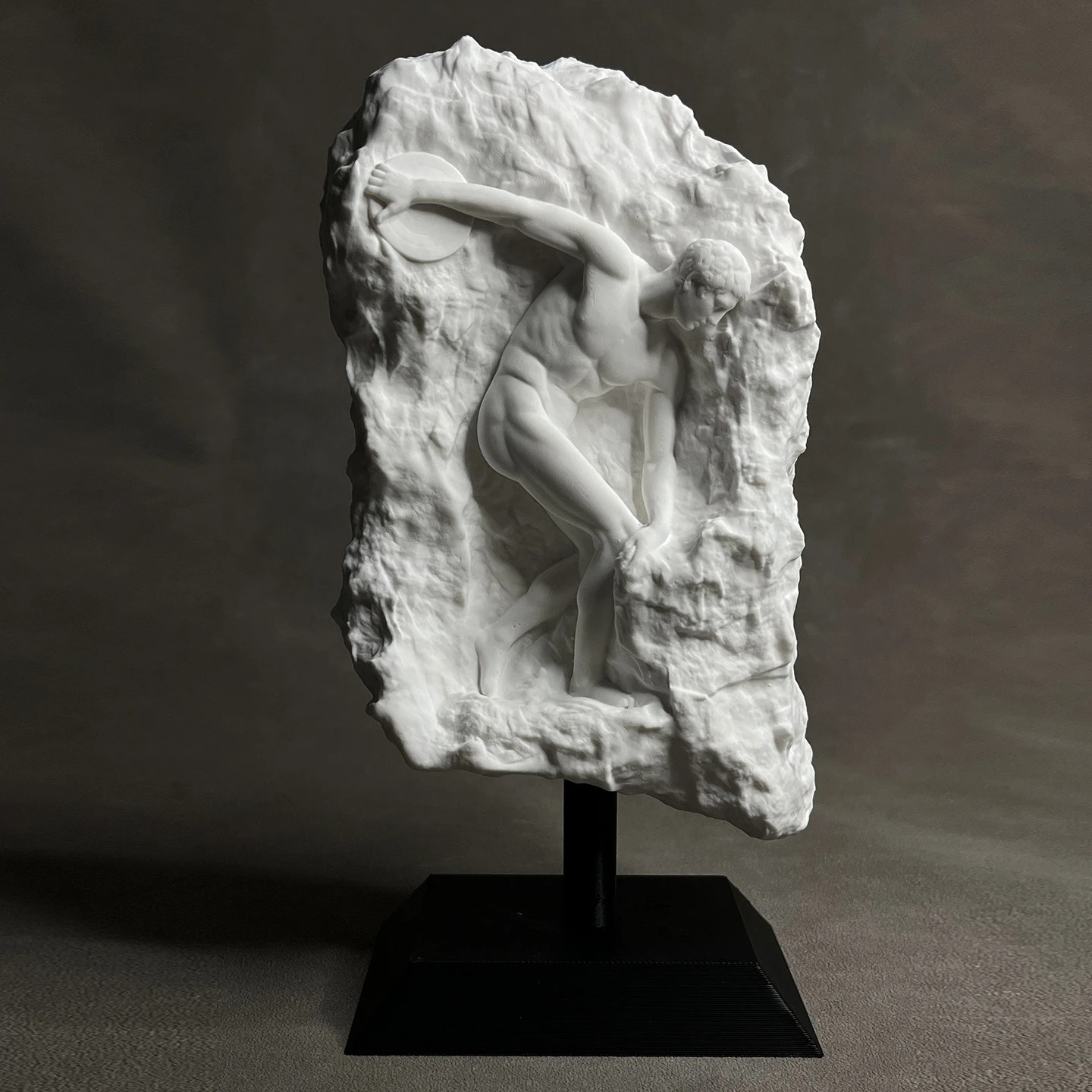 Greek Discobolus Statue Plaste – Home Office Library Bewertung und Preis