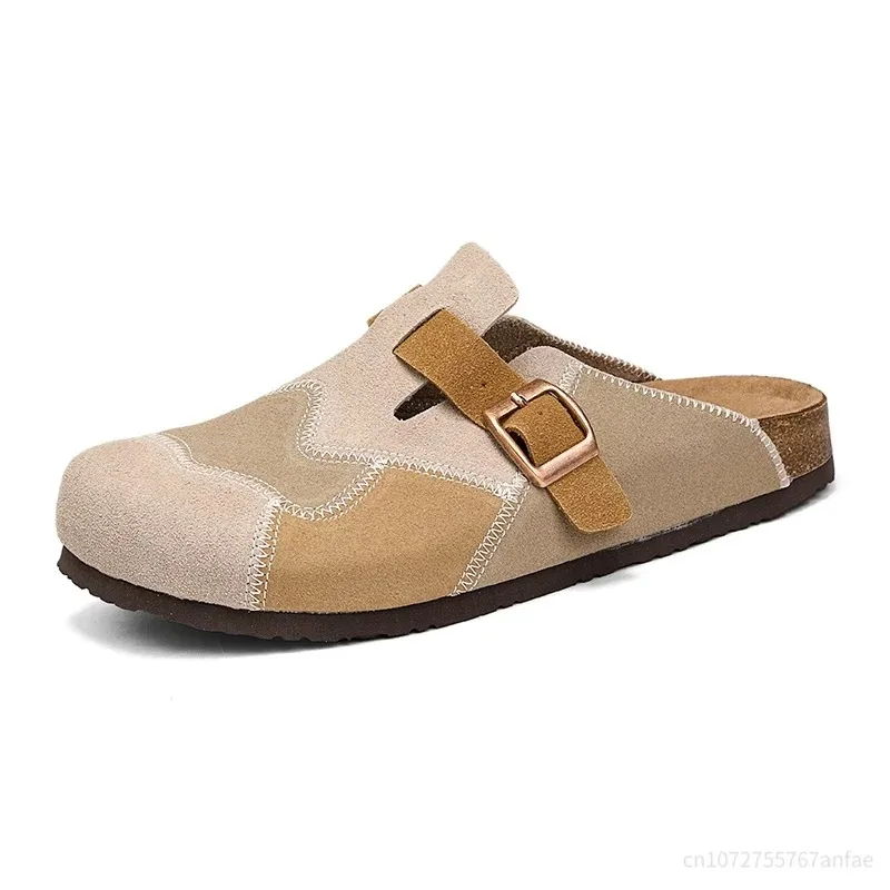 Hight Quality Classic Boken Cork Slippers Men Mules Shoes Outdoor Beach Men and Women Outdoor Casual Shoes Man
