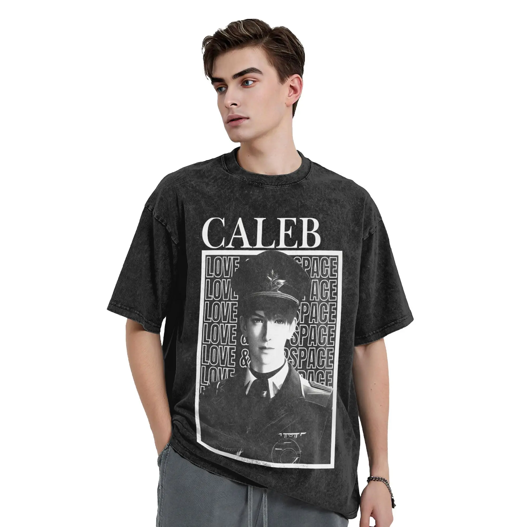 고죠 실루스 걸 디너 제인 러브 딥스페이스 티셔츠 남성용 코튼 퍼니 티셔츠 라운드넥 티셔츠 반팔 탑 선물 아이디어