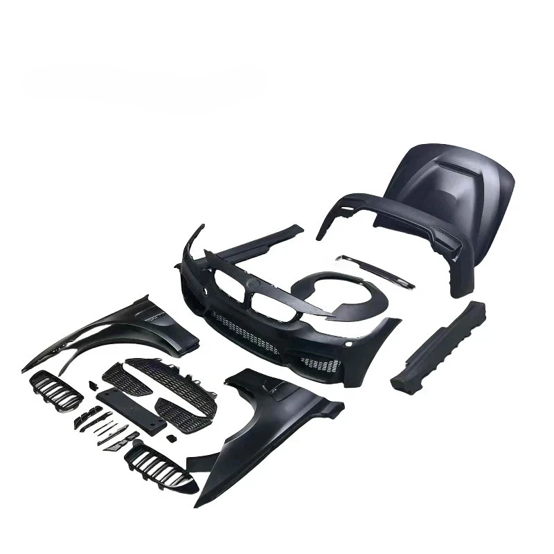 

Bestseller Hot F32 Wide for F32 Upgrade M4 m Sport Front Rear Car Bumpers Side Skirts Grille Front Lip Conversion Kit 1:1