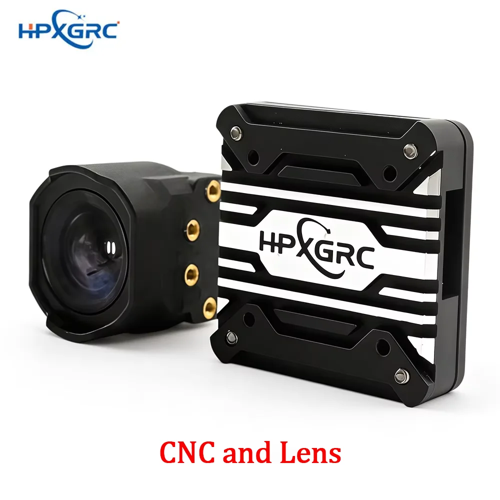 HPXGRC O4 Air Unit Upgrade Kit - 145° Wide Angle Lens with CNC Aluminum Heatsink Cover Enhanced Cooling FPV DIY RC Parts