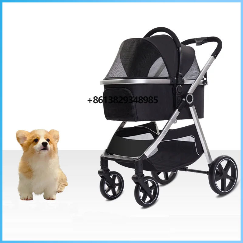 

Lightweight Pet Stroller For Dog Luxury Pet Stroller Wheels Pets General Transport Cart Jogger Outdoor Easy Folded