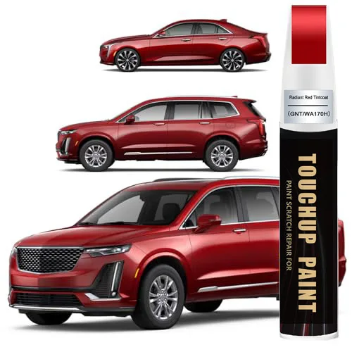 Radiant Red Tintcoat(GNT/WA170H) Touch Up Paint Compatible with Cadillac, Car Paint Pen Scratch Repair Two-In-One Touch Up Paint