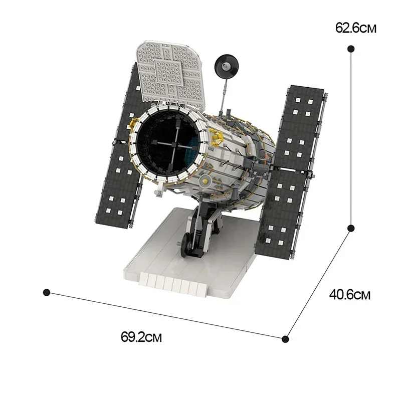 MOC Cosmic Exploration 1:25 Scale Hubble Space Telescope Building Blocks Set Display Model Toys For Children Kids Birthday Gifts