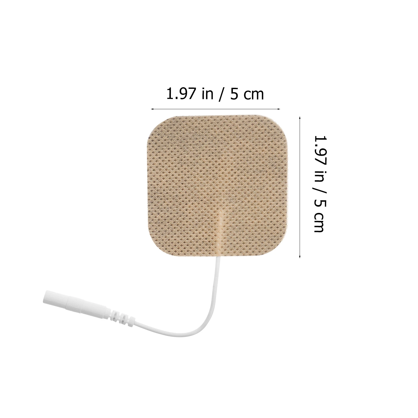 

8pcs Massage Pads Premium Self-Adhesive Electrode Patches For Muscle Stimulation Portable Pain Relief Pads Home Use Teaching