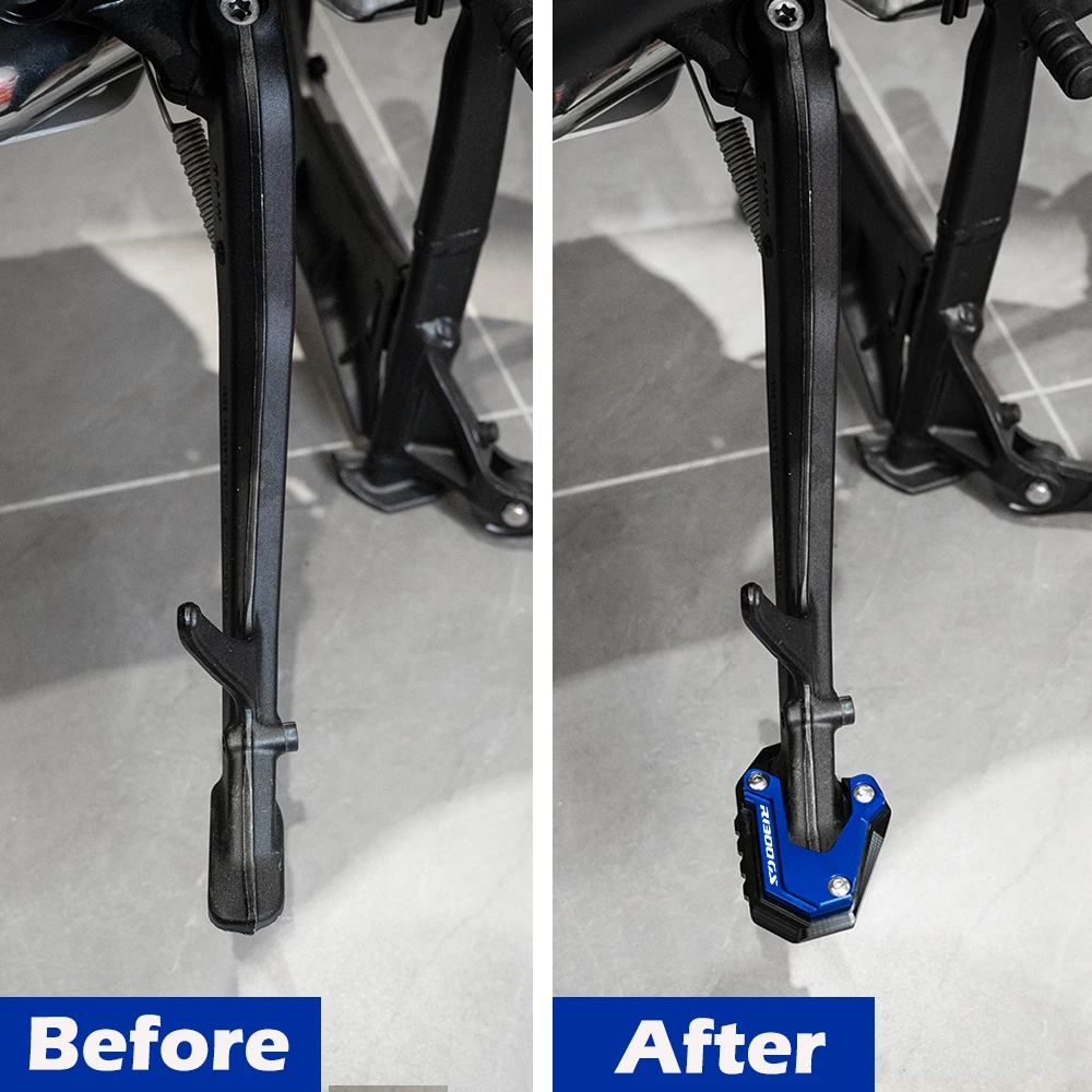 Per BMW R1300GS GS1300 R 1300 GS Adventure ADV 2023 2024 2025 Portachiavi moto Cavalletto laterale Estensione Cavalletto Piede Pad