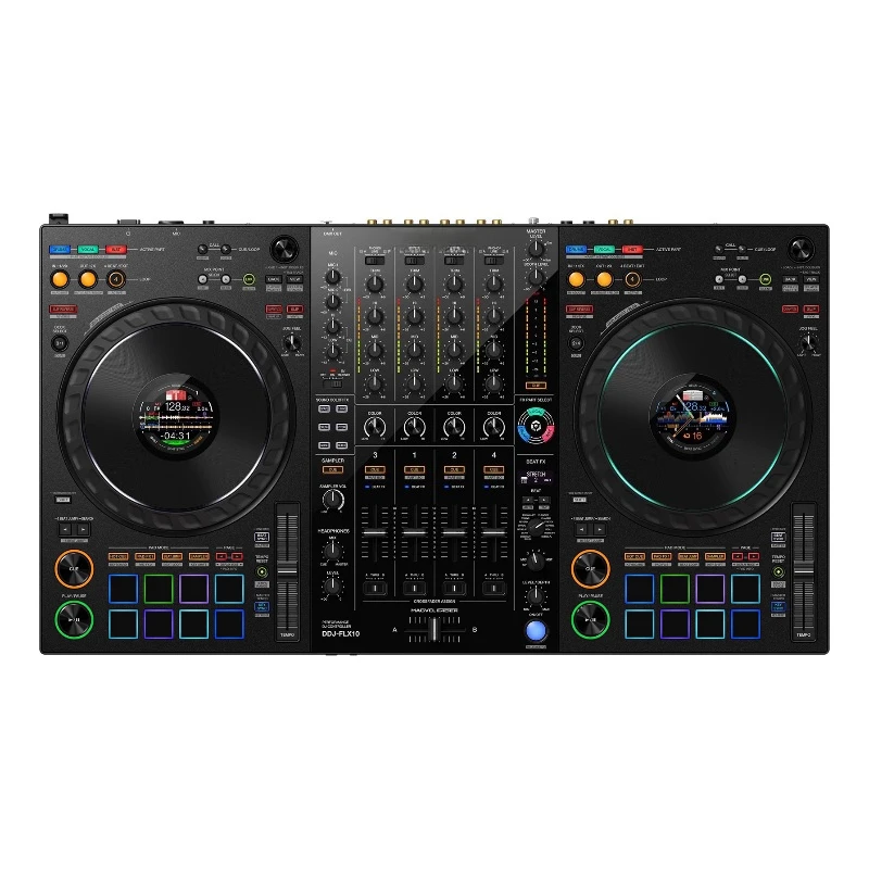 Four-channel digital DJ controller, disc player, all-in-one