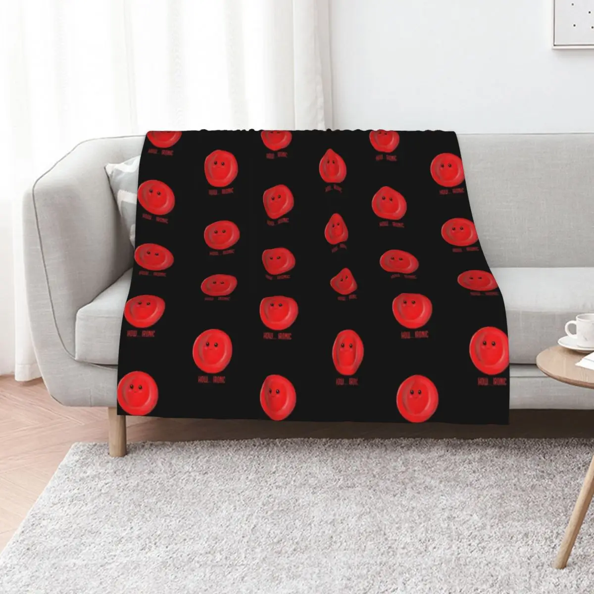 How... Ironic Throw Blanket Blankets For Baby Giant Sofa Multi-Purpose Polar Sofa Retros Blankets