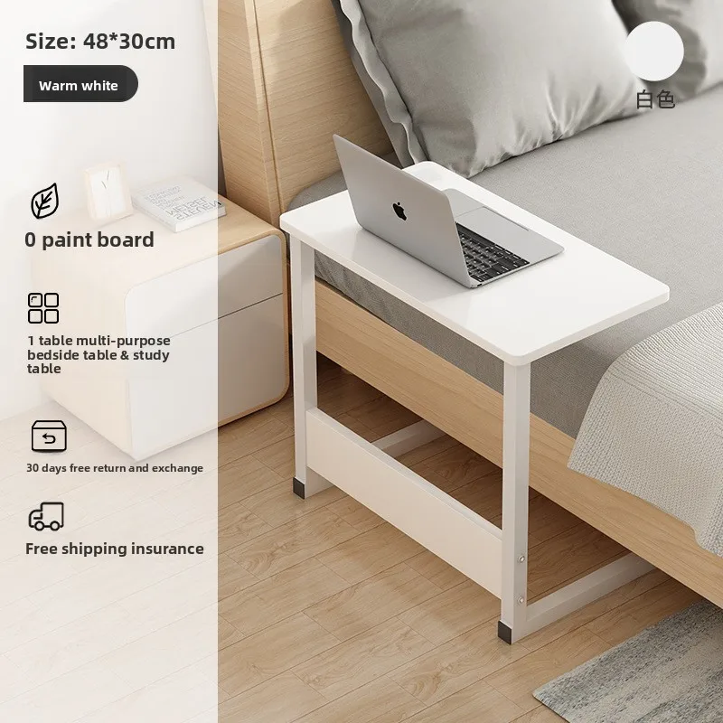 

Computer desk Bedside table Mobile lifting small table Household small laptop holder with wheels Durable
