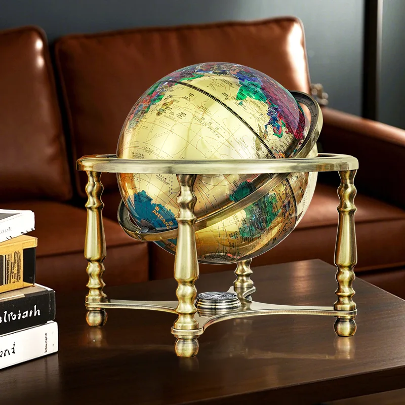 Globe, ornament compass office study living room crafts housewarming